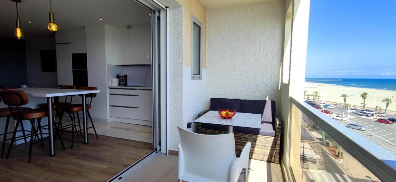 Belle Vue Mer Canet Plage Acces Piscine Couverte Et Chauffee Exterior photo